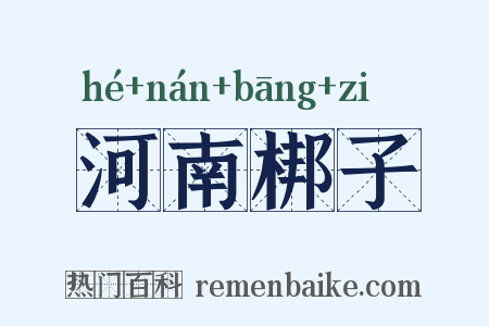 河南梆子是什么意思的图片